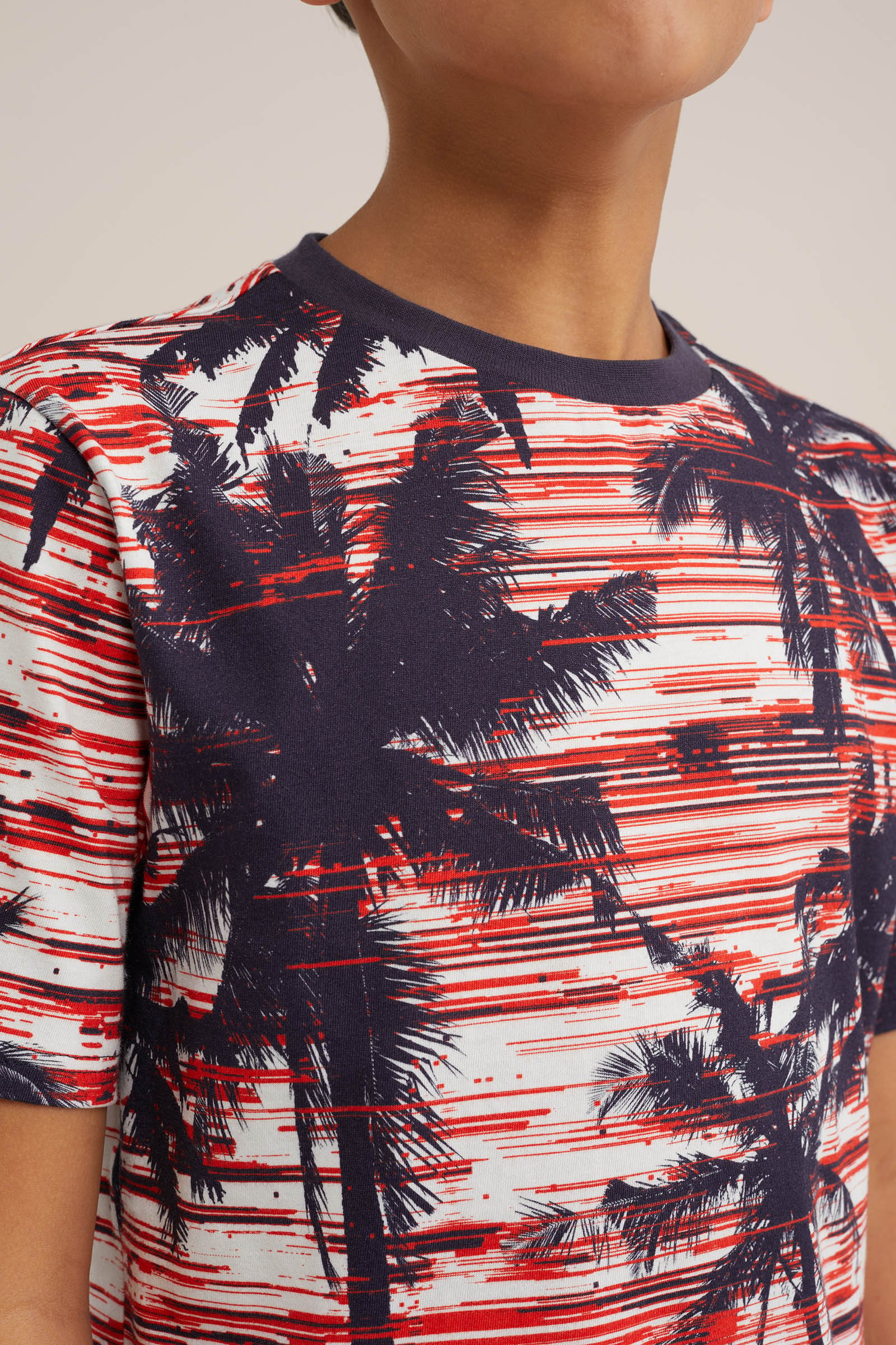 Jongens T-shirt met dessin WE Fashion All-over print