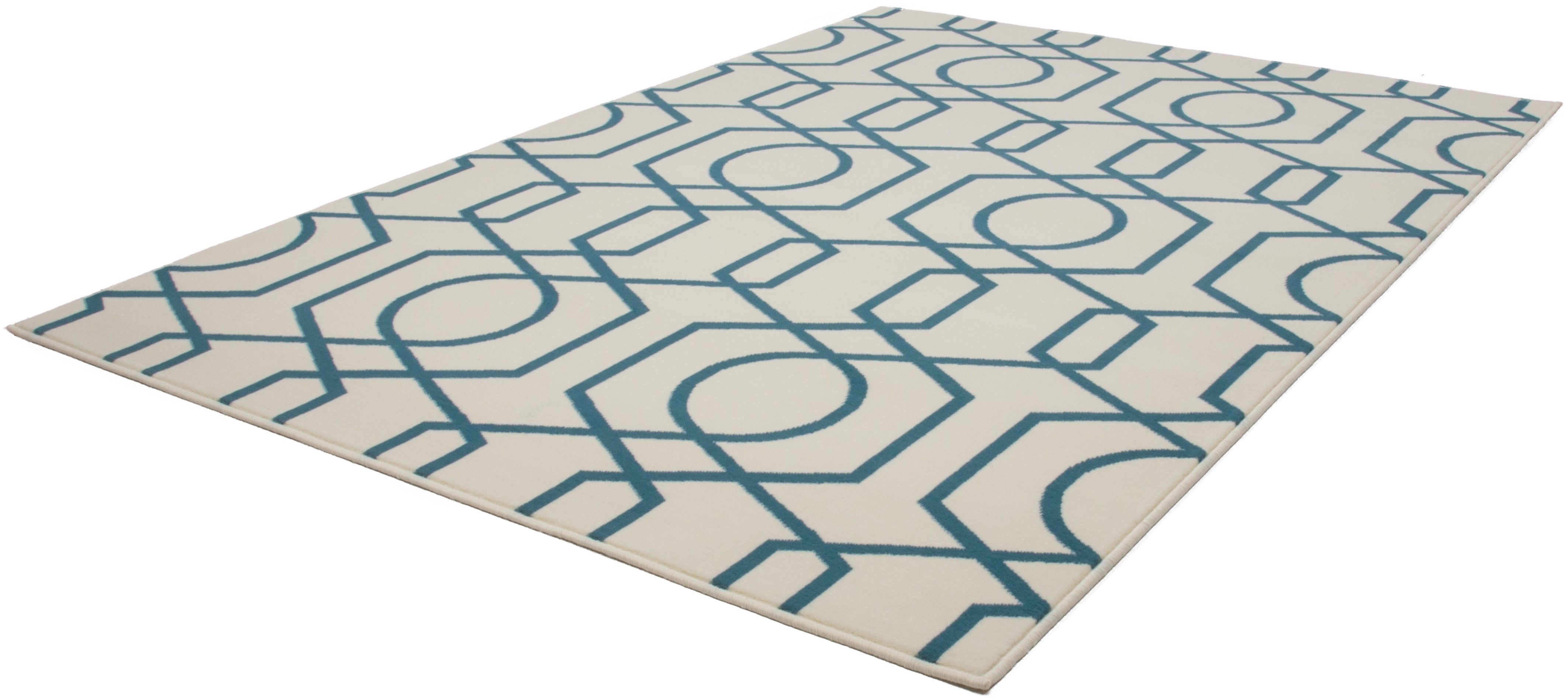 Vloerkleed 400 Ivoor Turquoise Now!