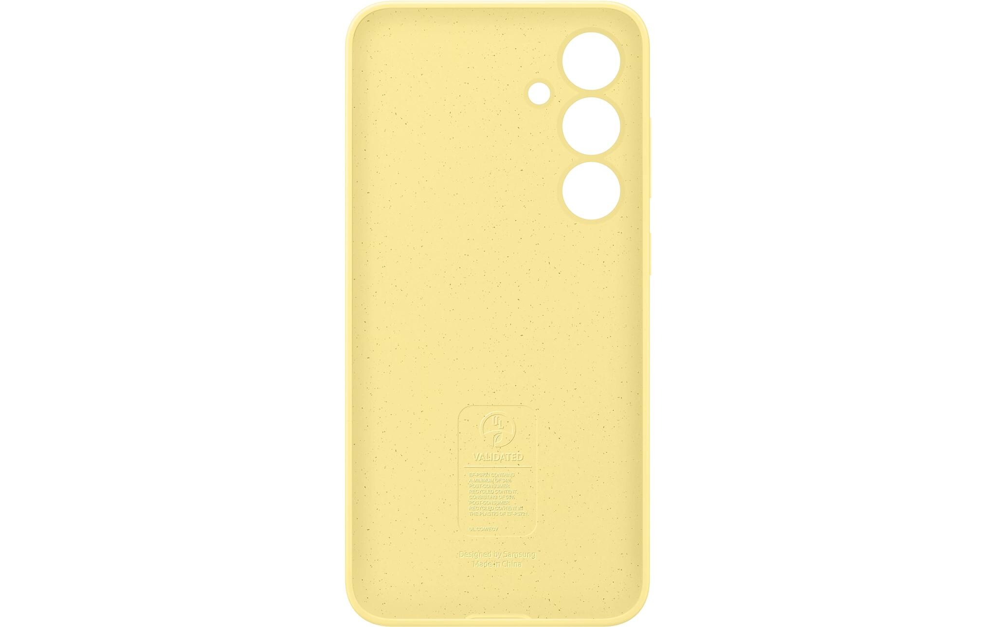 Back Cover Silicone Case Galaxy S24 FE GelbSchutzhülle für das Samsung Galaxy S24 FE
