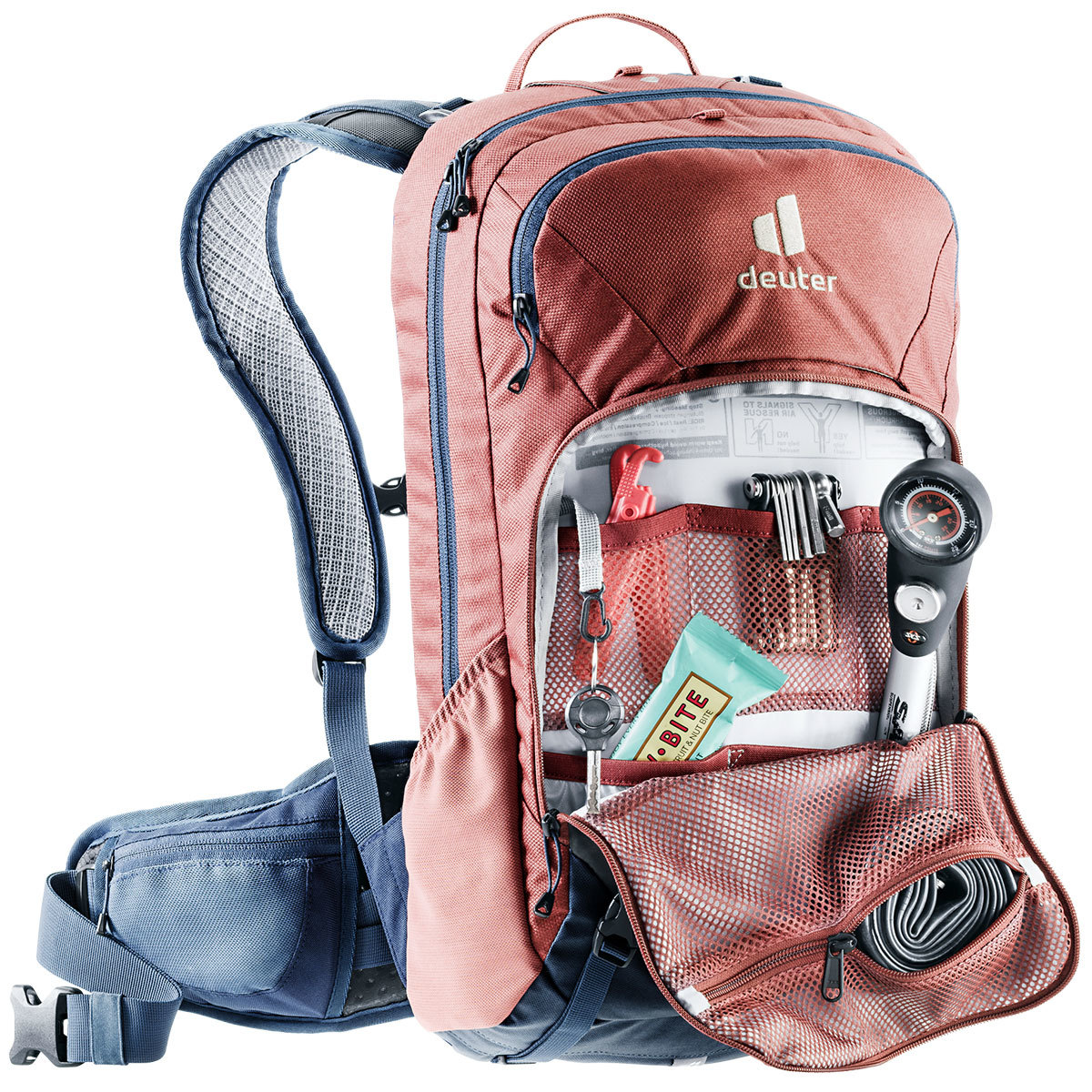 Deuter Attack 16 Fietsrugzak Rood/Blauw