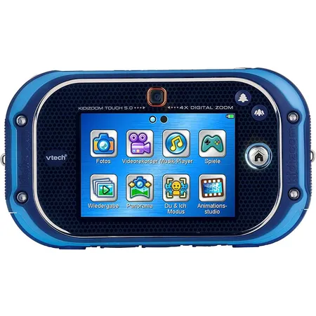 VTech KidiZoom Touch 5.0 blau inkl. Tragetasche Kinderkamera