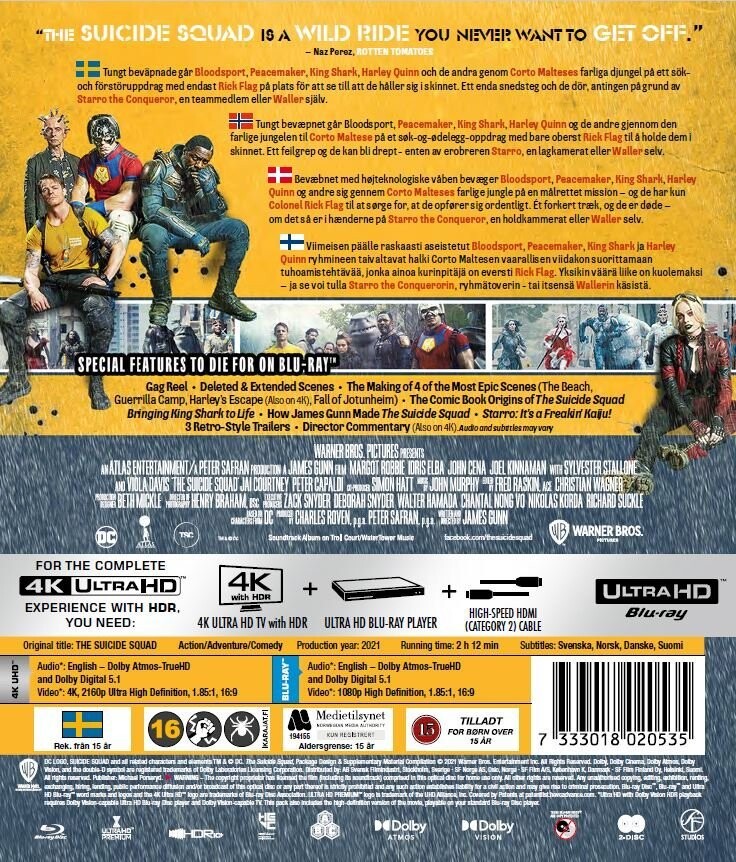 The Suicide Squad - 2021 - 4K Ultra HD Blu-Ray