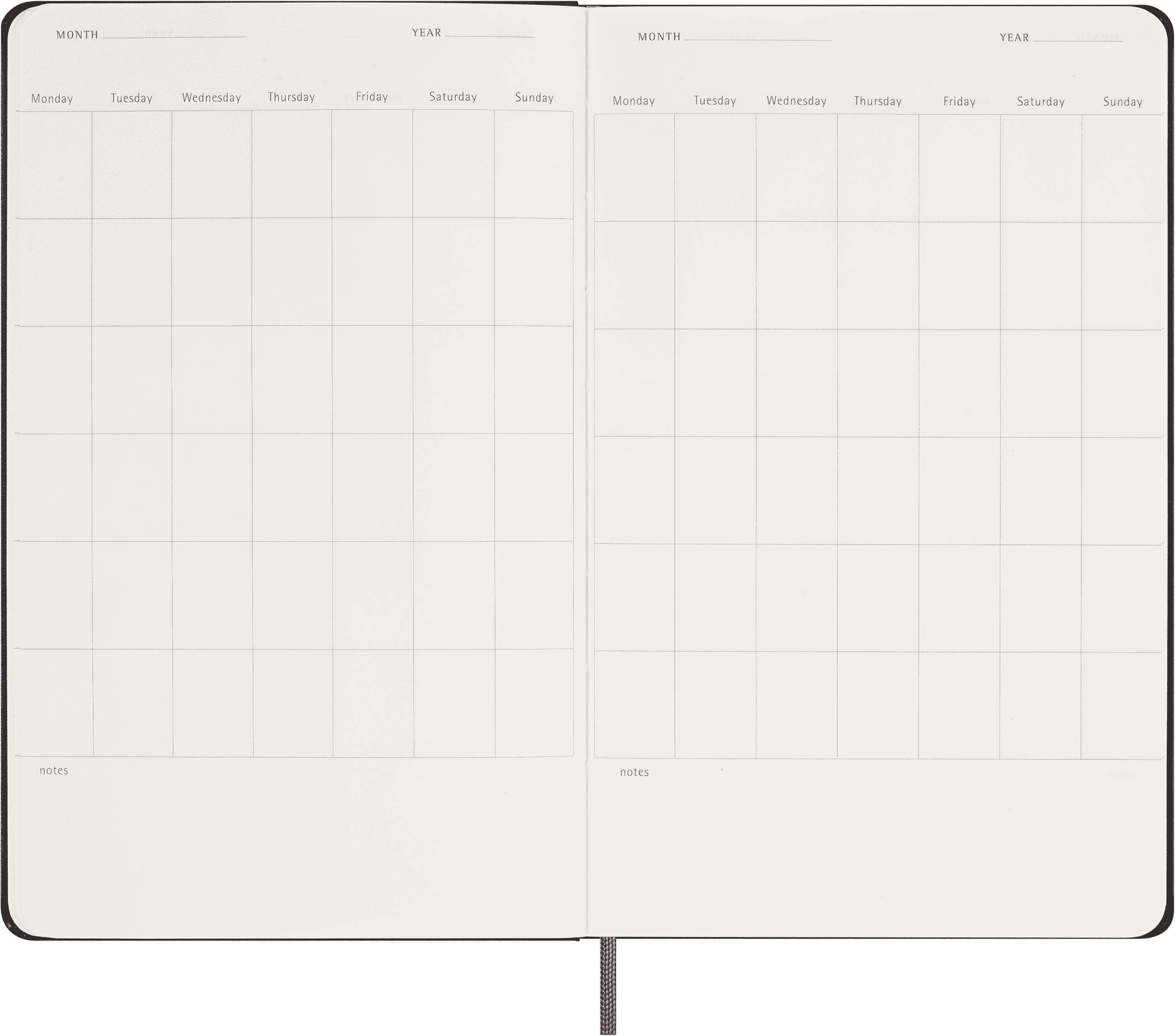Undated Classic Planner Weekly, 12-Month