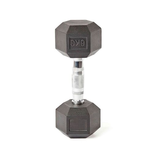Halter hexagonal único Wod 6 kg (sem logotipo)