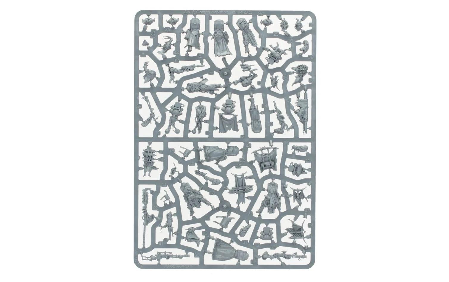 Figurenset Warhammer Necromunda: Ash Wastes Nomads War PartyEin Set mit 10 Gangern der Ash Waste Nomads