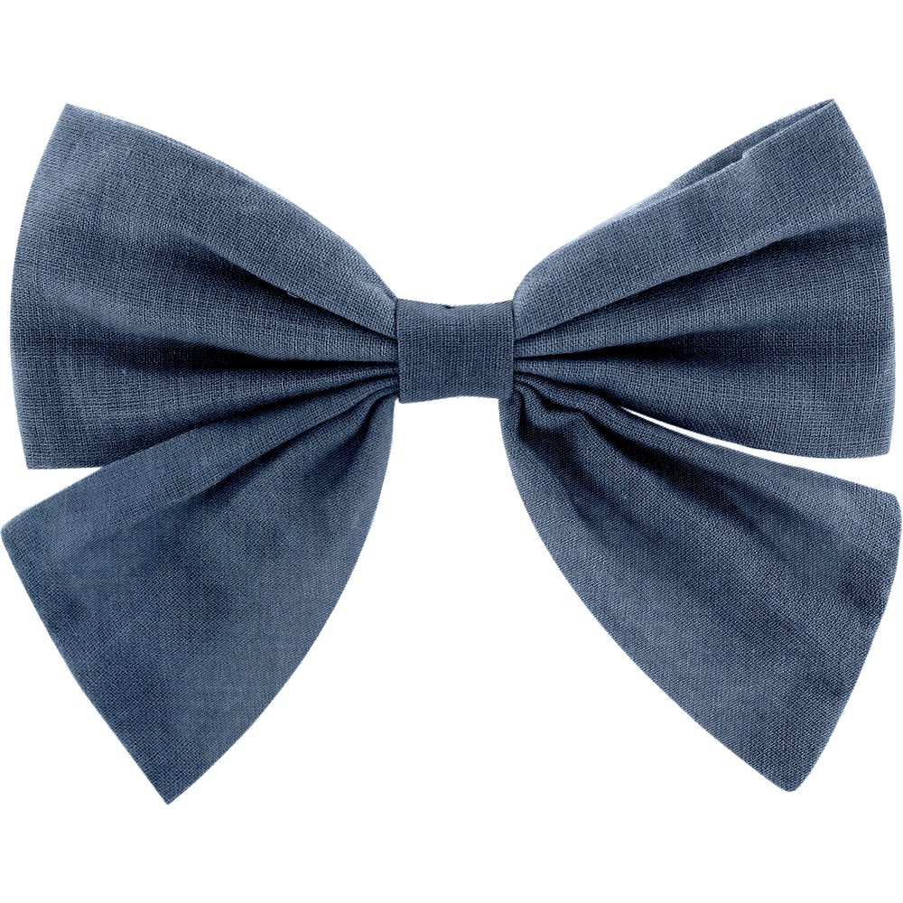 Barrette Noeud Papillon Jean Fin