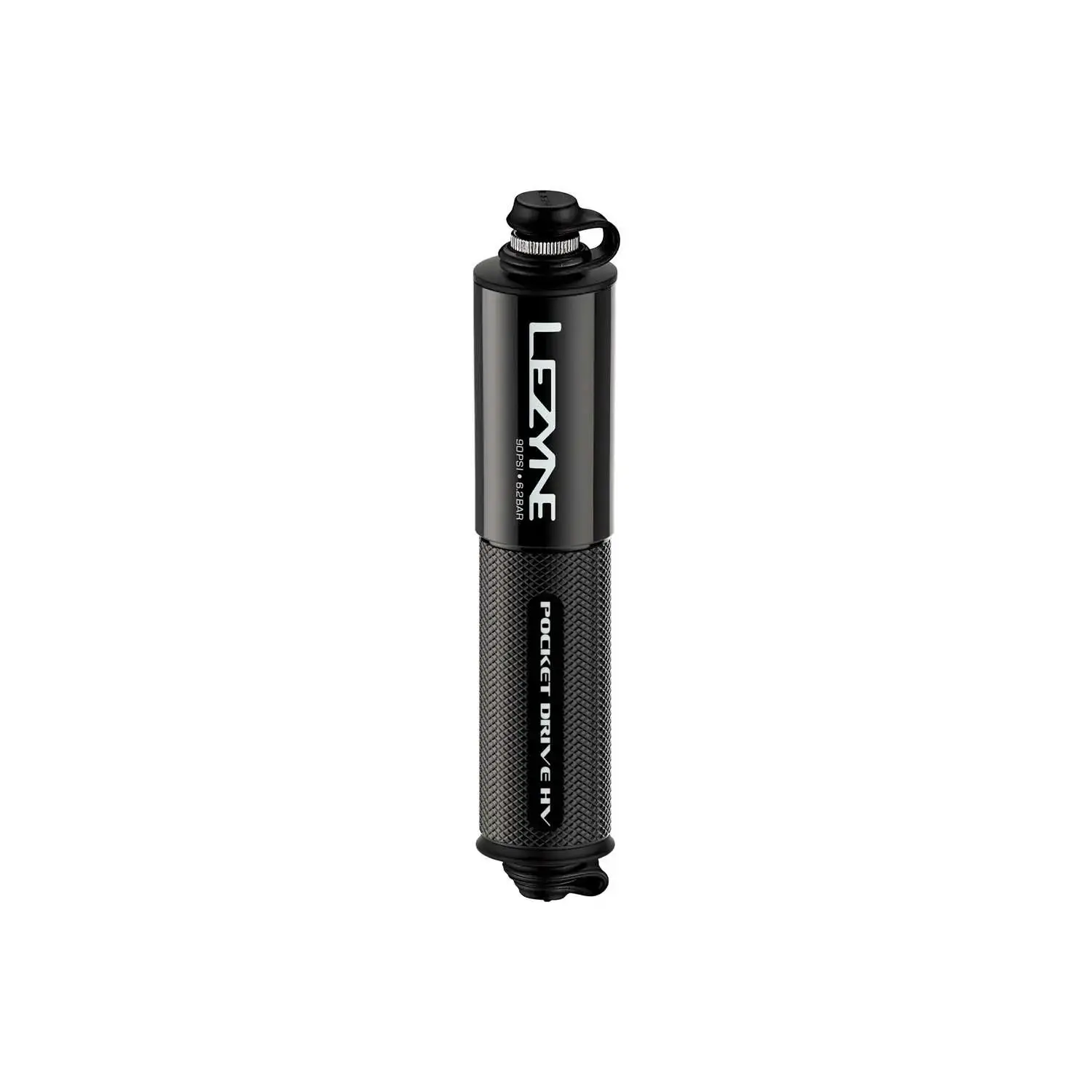 Lezyne Pocket Drive HV Mini Fietspomp Zwart