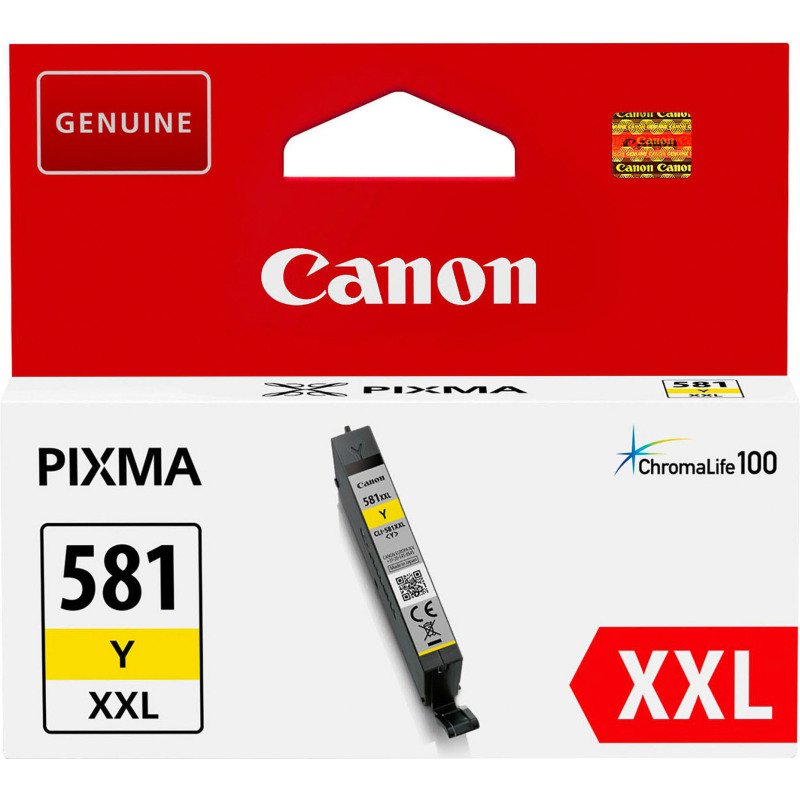 Canon CLI-581 XXL Cartouche haute capacité couleurs pour imprimante jet d'encre