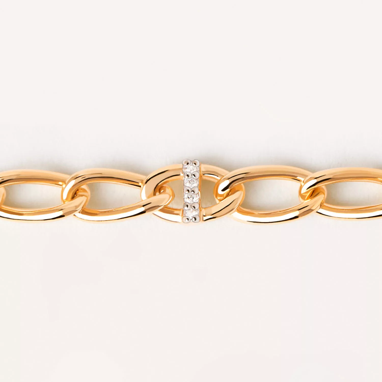 PDPAOLA Letter Armbånd 18 kt. Forgyldt Sølv PU01-546-U