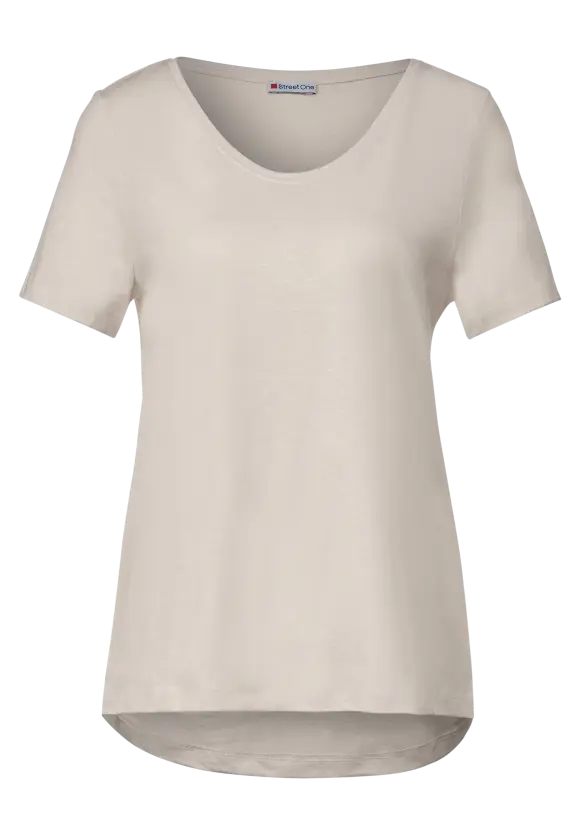 Basic T-Shirt - smooth sand beige