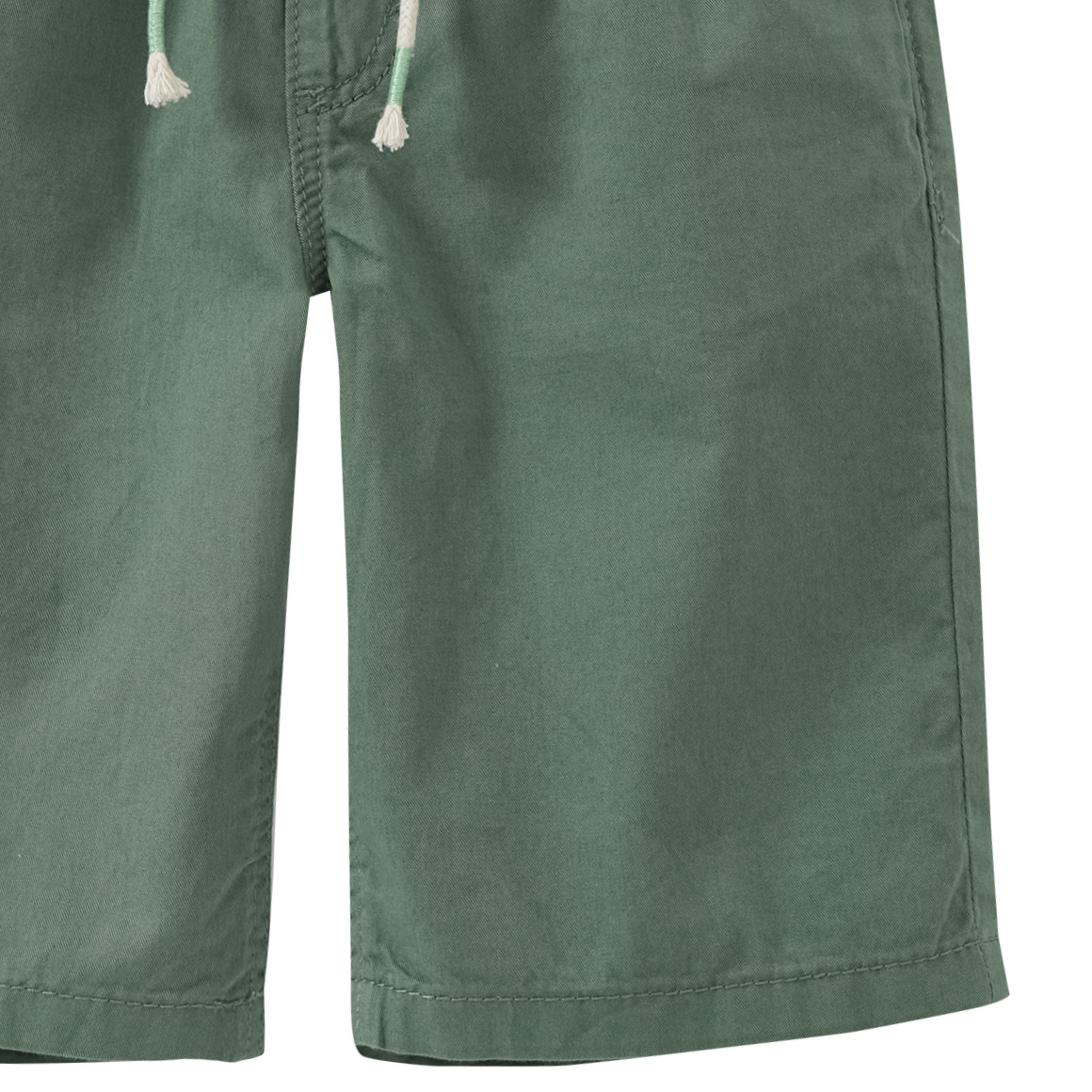 Famy Jungen Shorts mit Tunnelzug dunkelgrün