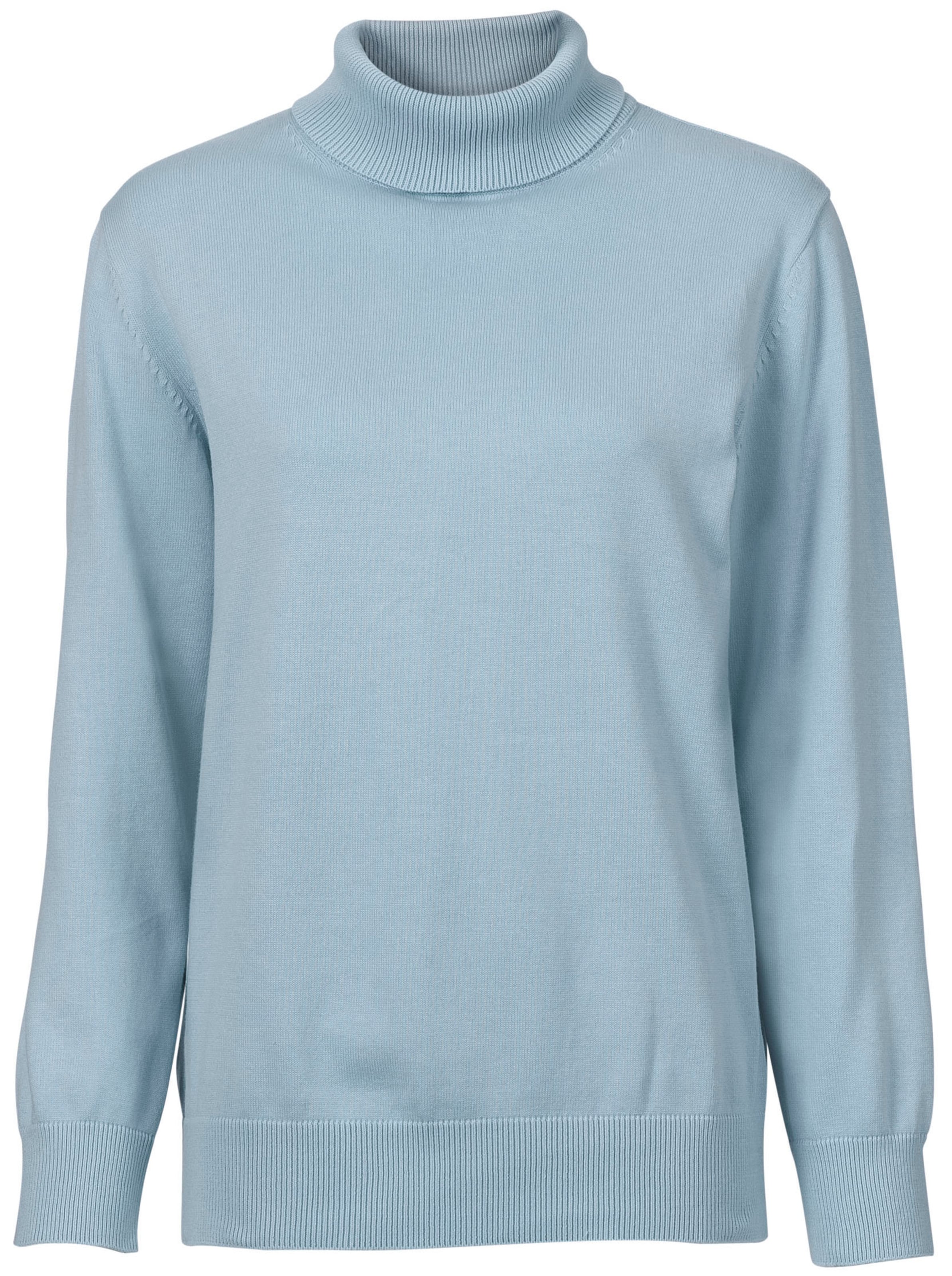 Rollkragenpullover in bleu