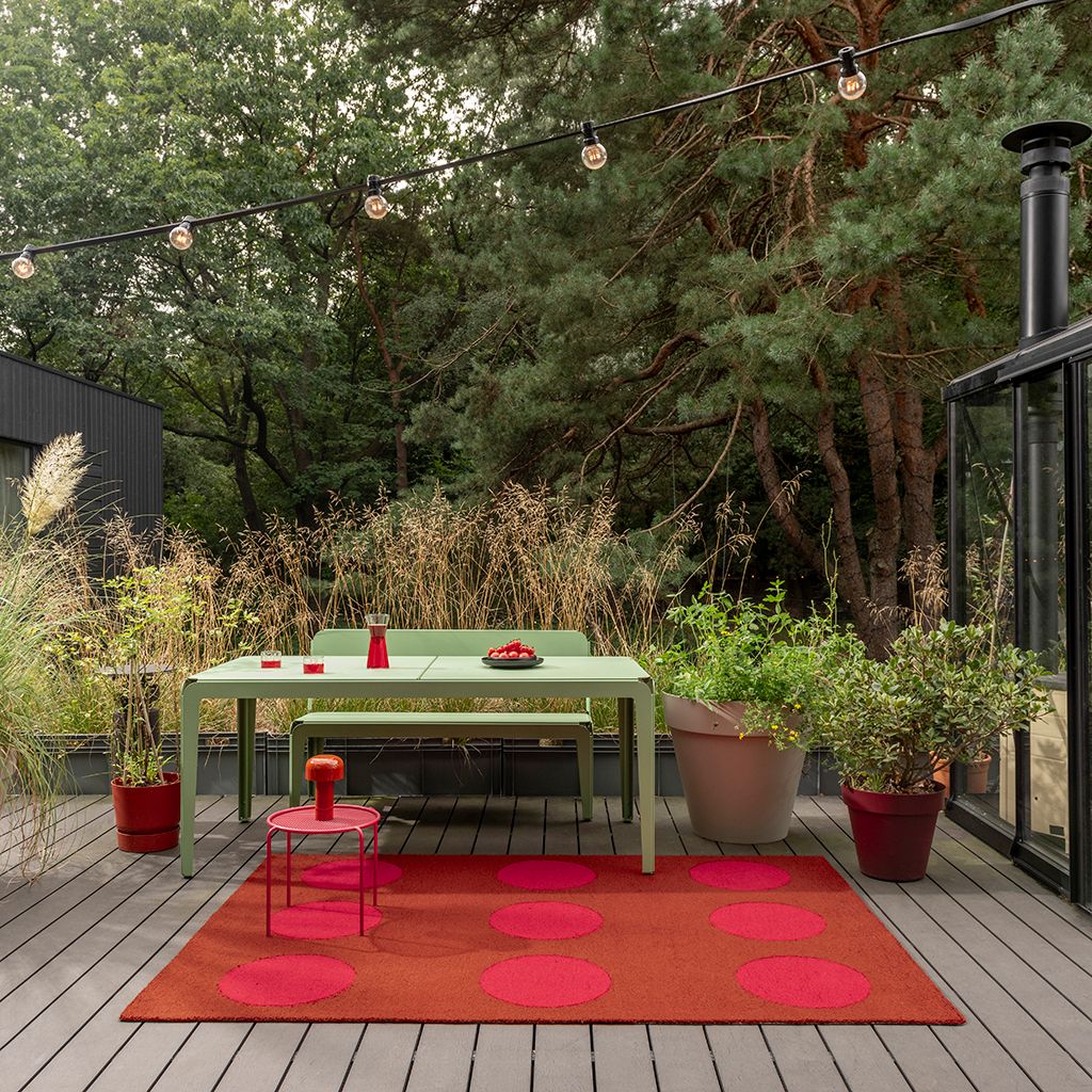 Vloerkleed Festival Dots Red 495800 Habitat  | Brink & Campman