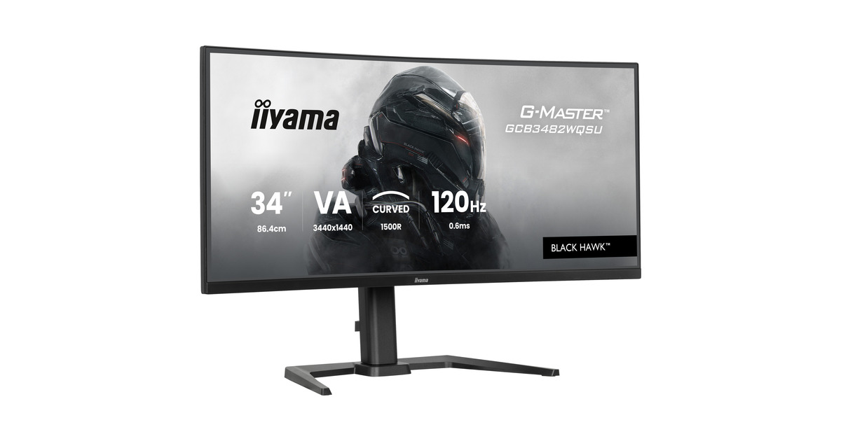 iiyamaG-Master Black Hawk GCB3482WQSU-B1 34