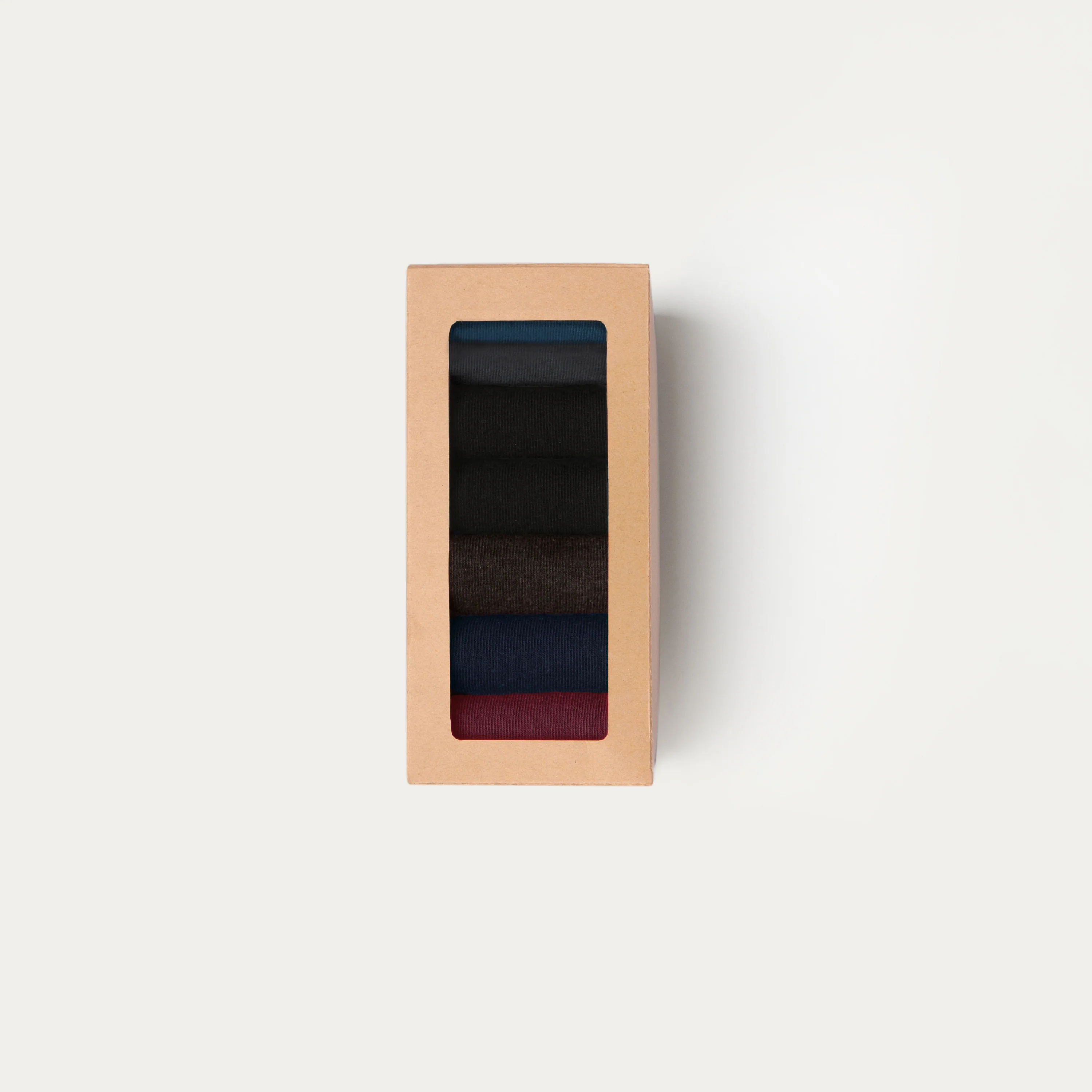 Weekly box of dark socks