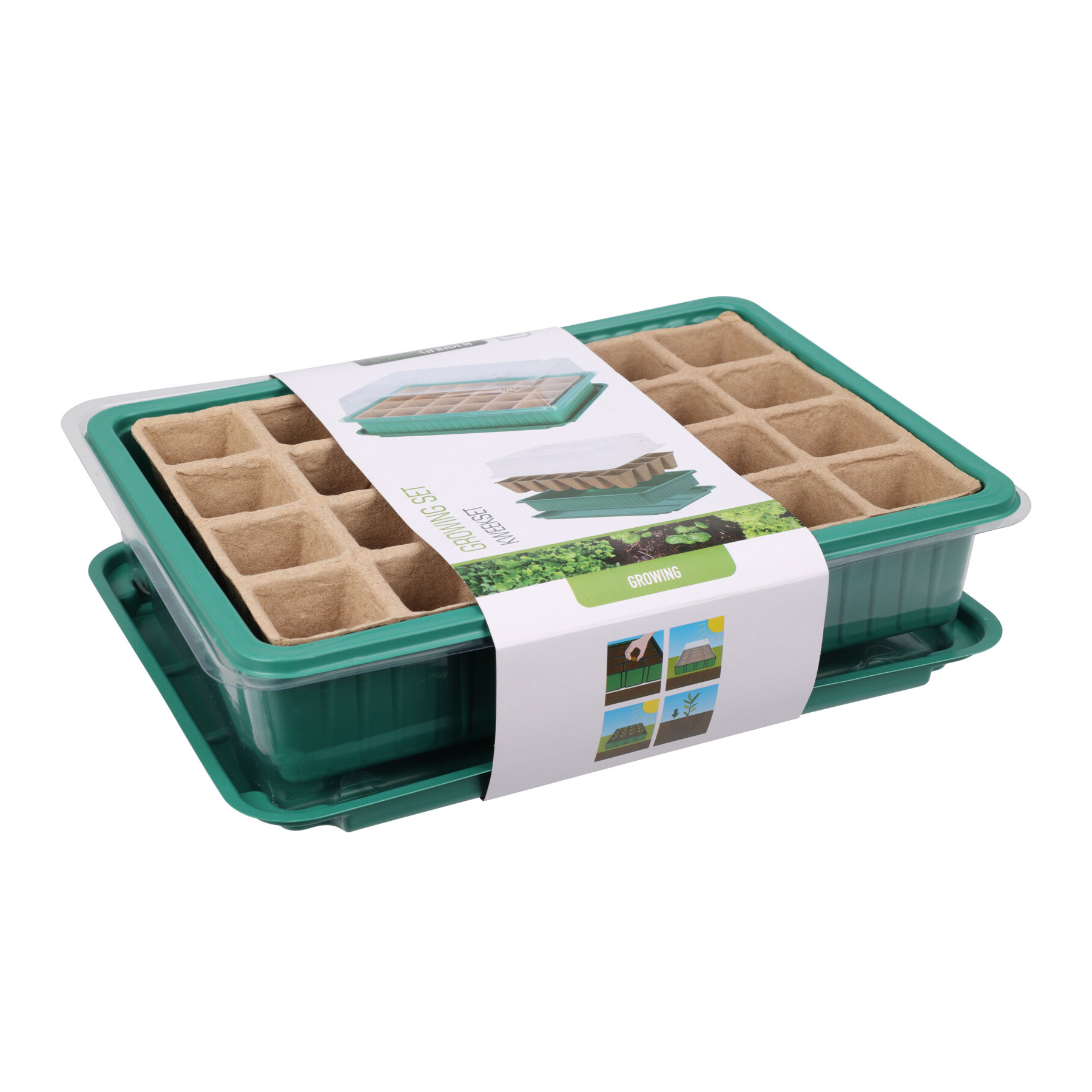 Anzuchtschale Set 24 Töpfe