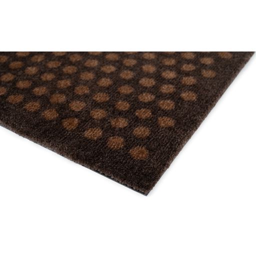 Tica Copenhagen Dot Gulvmåtte, Cognac/Mørkebrun, 90x130 cm