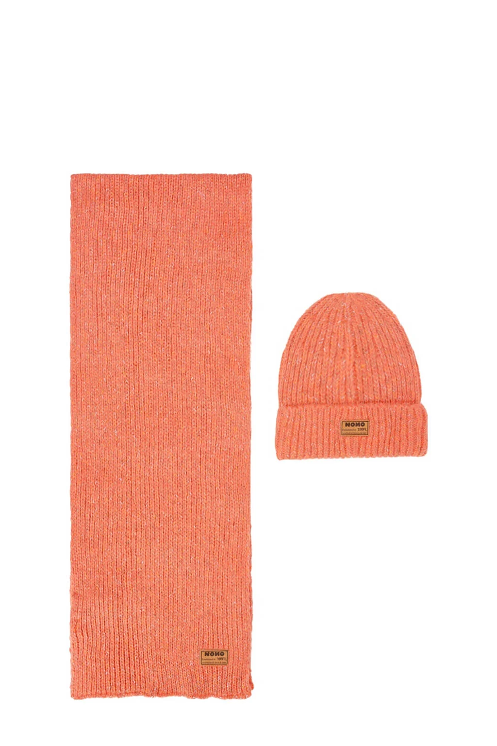 NONO muts + sjaal oranje