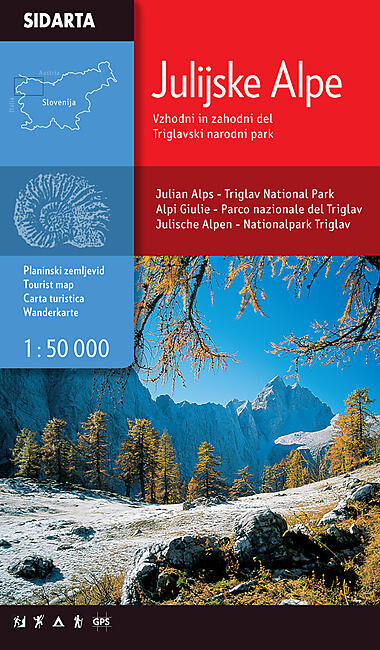 SIDARTA - JULIJSKE ALPS 1:50 000