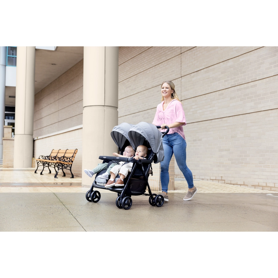 Graco Geschwisterkinderwagen Duorider Steeple Gray