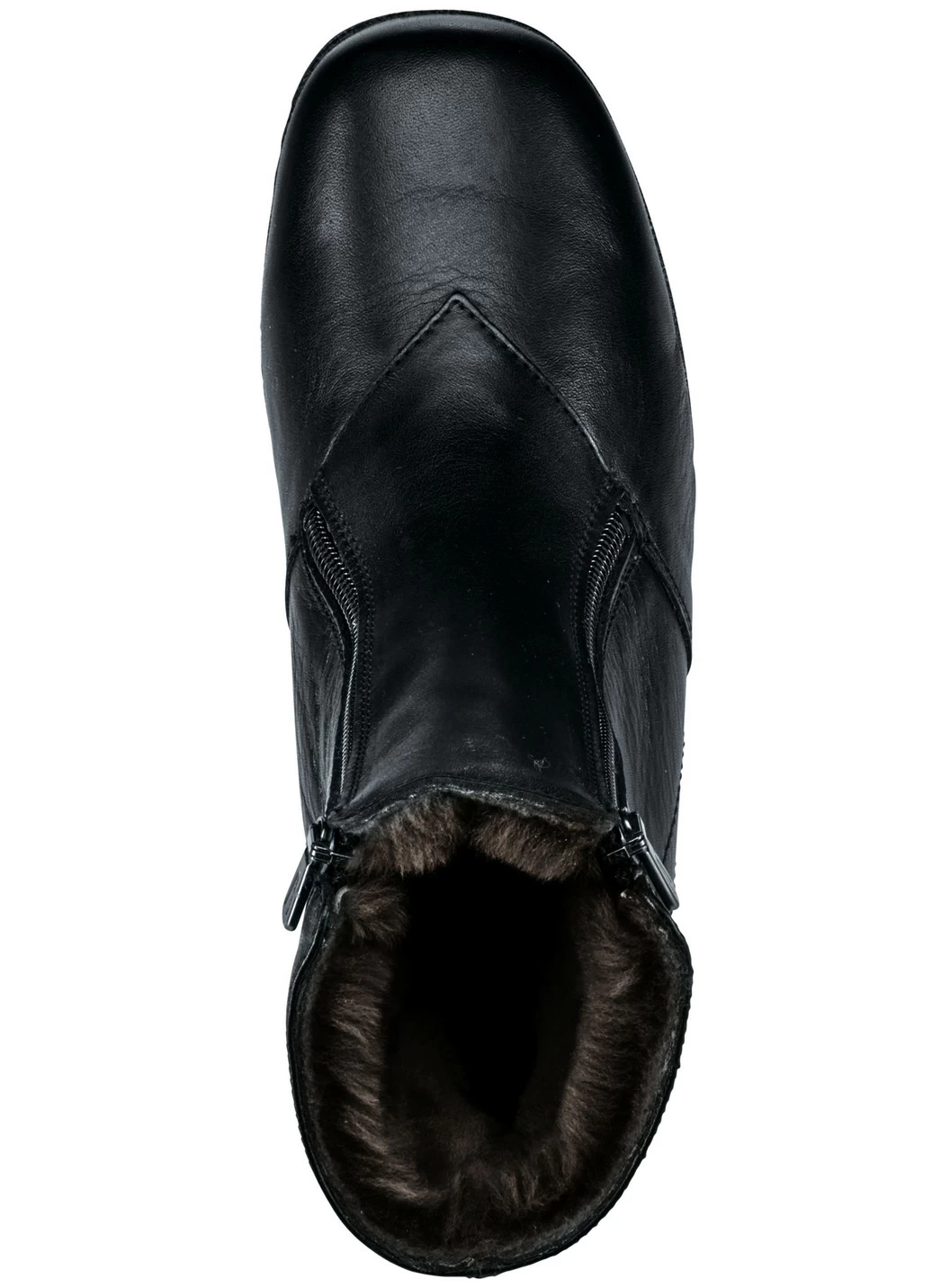 Stiefelette mit zwei seitlichen Reißverschlüssen