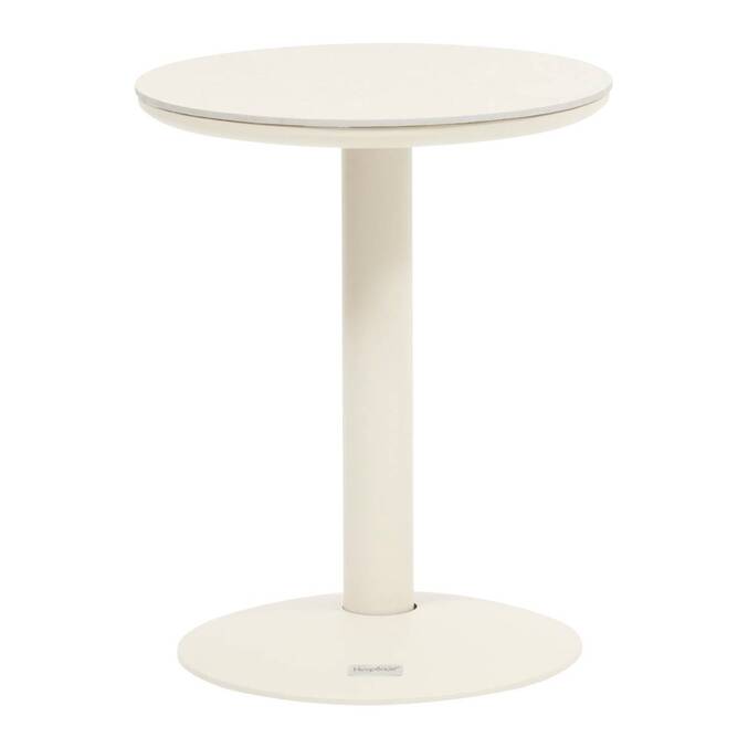 Table d'appoint de jardin ronde SOLETIA Argile