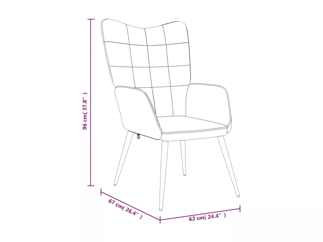 Chaise de relaxation avec tabouret Gris clair Tissu