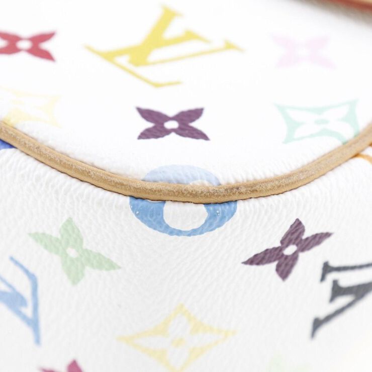 Louis Vuitton Vintage Louis Vuitton Sologne White