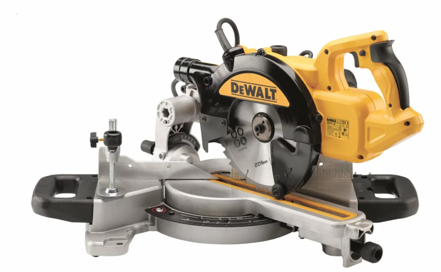 DeWALT DWS774 Afkortzaag met XPS zaaglijnindicator - 1400W - 216 x 30mm