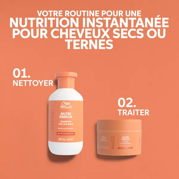 Wella Professionals Invigo Nutri Enrich Shampoo Nutritivo para Cabelos Secos ou Danificados 500ml