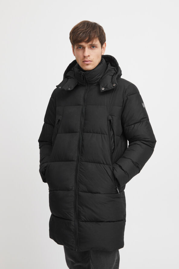 Casual Friday CFEVANS 0085 long puffer jacket Anthracite black
