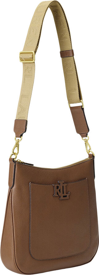 Lauren Ralph Lauren PEBBLED LTHR/WEB-CAMERYN 27-CXB-LRG Lauren tan