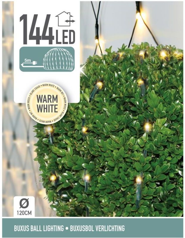 Nampook Buxusbalverlichting - 144led ww