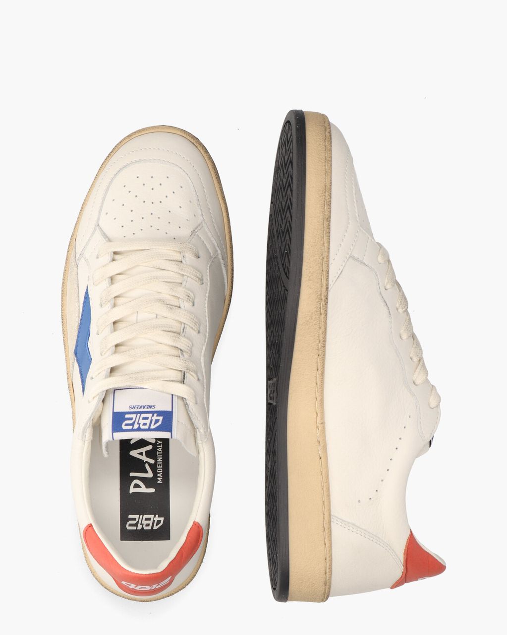 4B12 Play.New Off-White/Multicolor Herensneakers