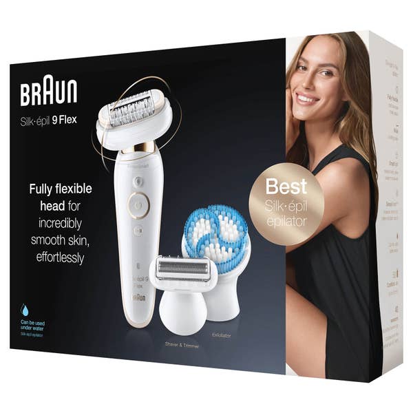 Braun Silk-épil 9 Flex 9010 – Epilierer mit flexiblem Kopf für eine einfachere Haarentfernung