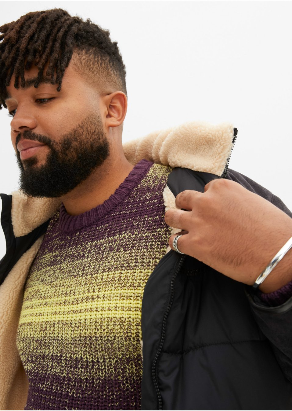 Pull à dégradé de couleur