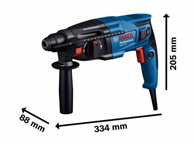 Bosch Professional GBH 2-21 Boschhammer mit SDS plus
