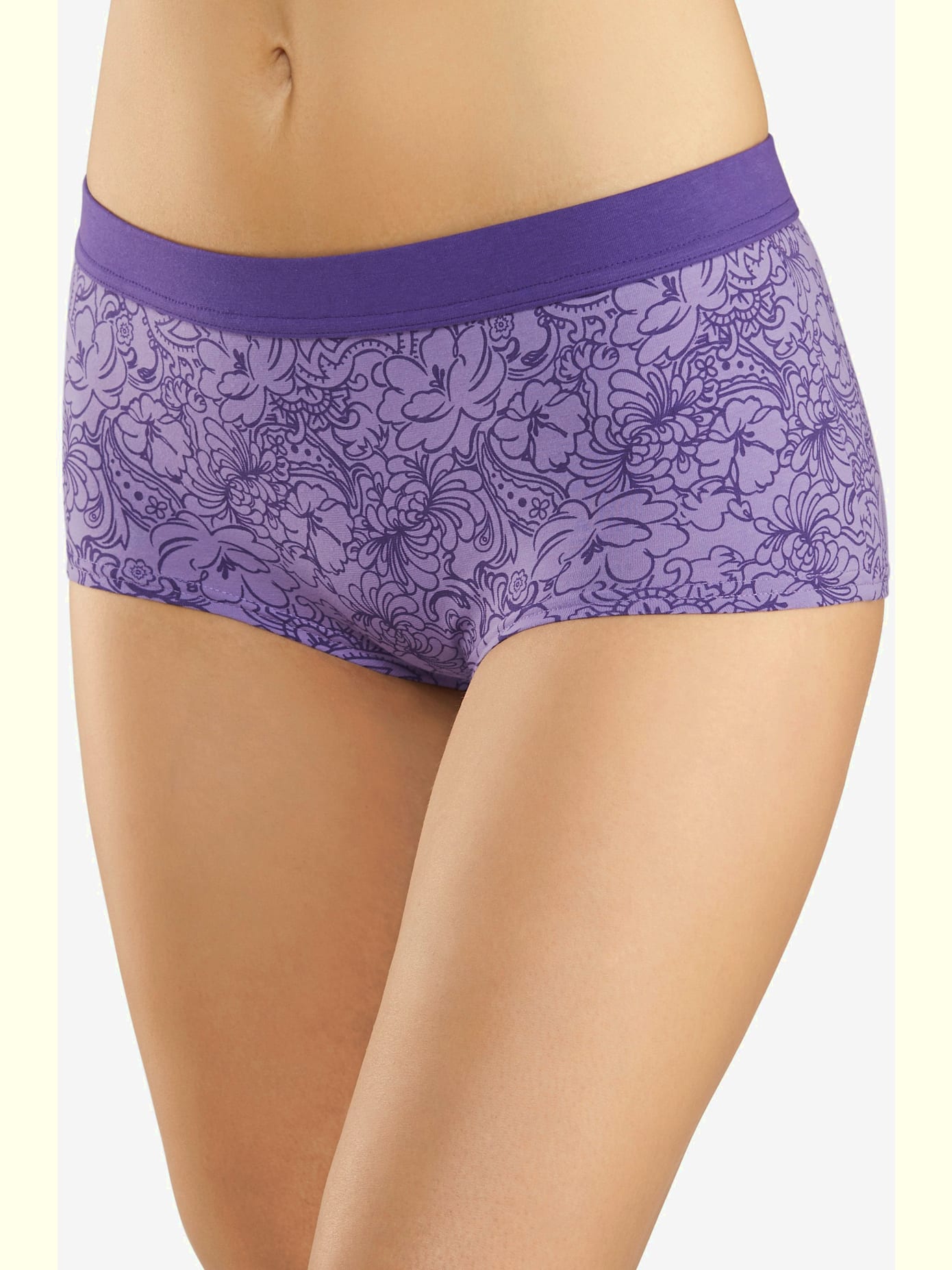 Panty lot pratique de 6 panties petite fleur
