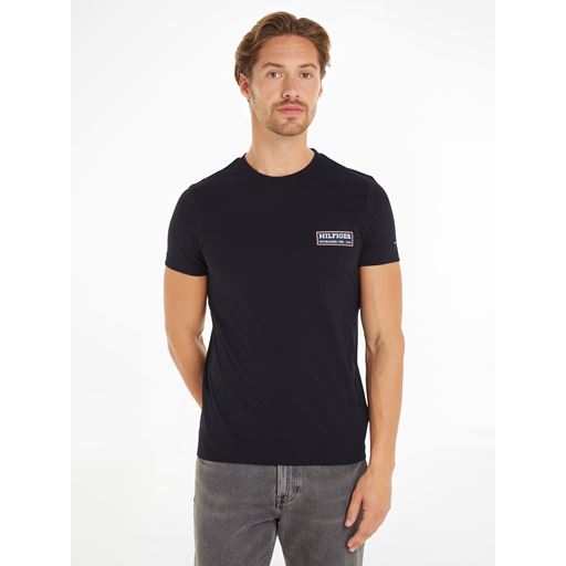 Tommy Hilfiger Printed Badge T-shirt, Desert Sky, L