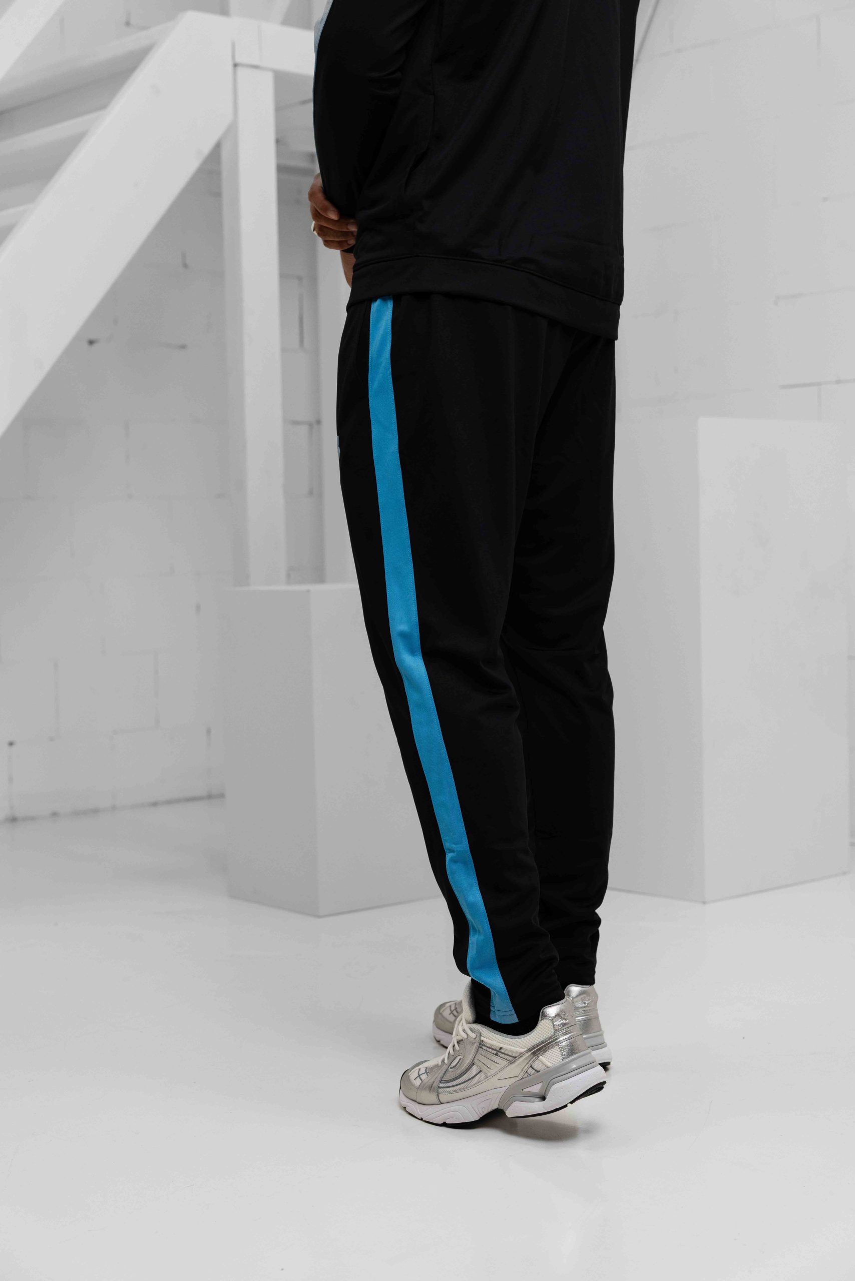 Under Armour Rival Knit Trainingspak Heren Zwart/Blauw