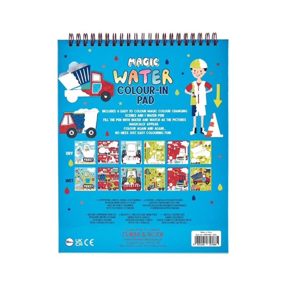 Floss & Rock - Construction Magic Water Easel and Pen