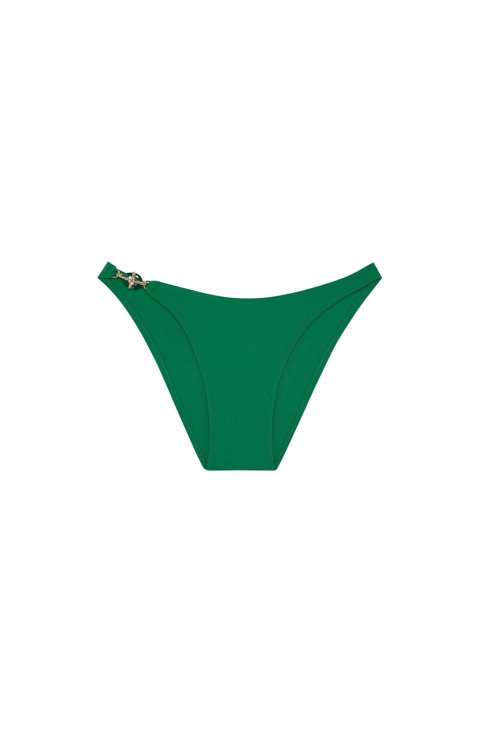 carlie Bas de maillot de bain échancré jade à bijoux Jade