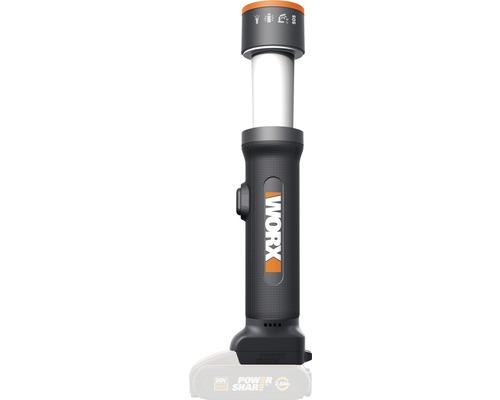 WORX 20V oplaadbare LED 4-in-1 flexibele lamp met SOS-functie WX027.9 + GRATIS bonusartikel: 20V-accu WA3644 (4,0 Ah)