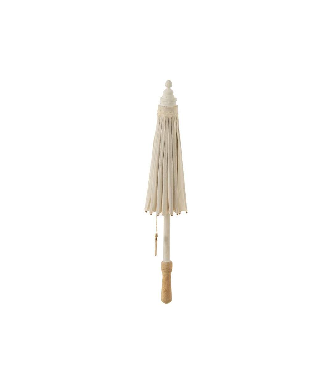 Paris Prix - Ombrelle En Tissu norah 57cm Blanc