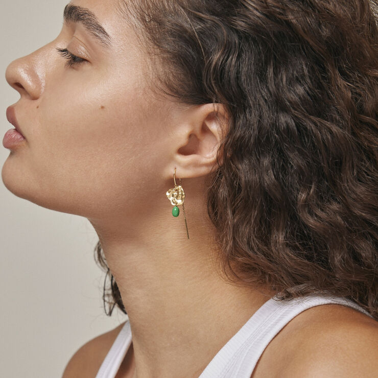 ENAMEL Copenhagen Earring, Kai Grass green