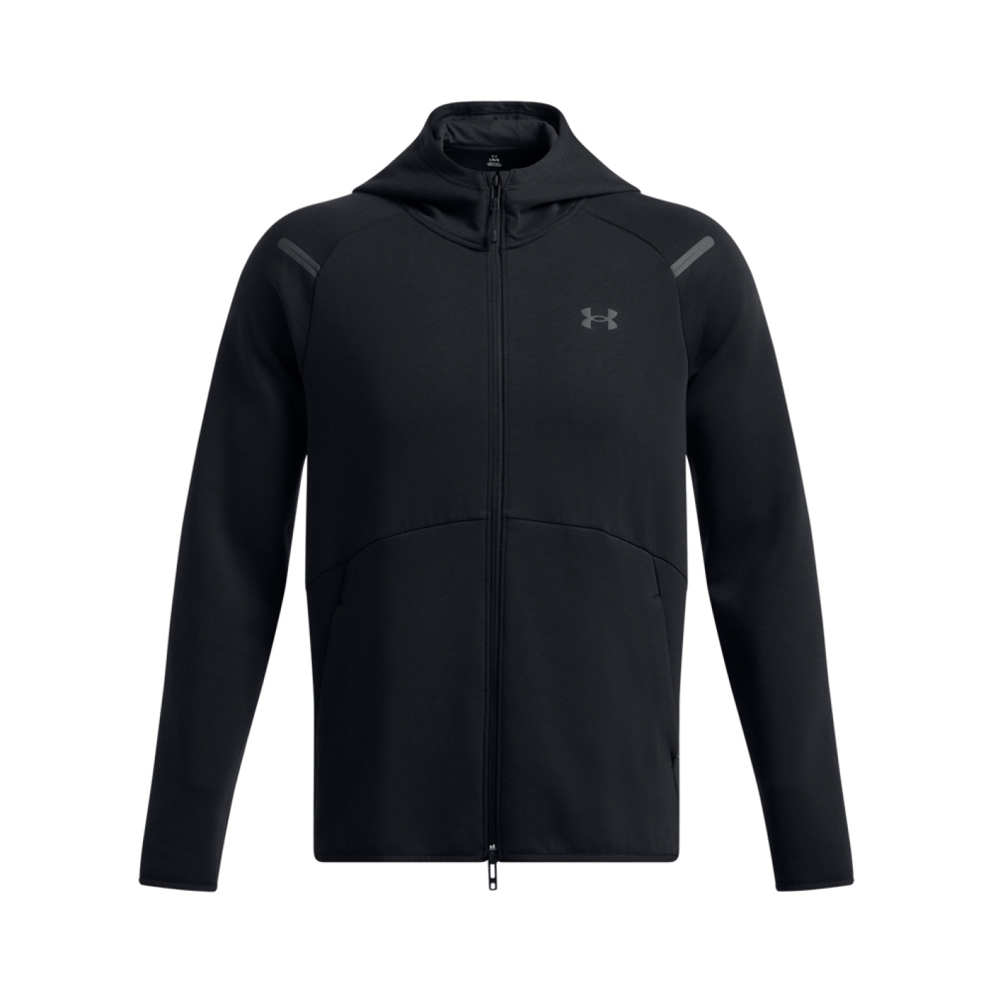 Under Armour Unstoppable Fleece Vest Full-Zip Zwart Donkergrijs