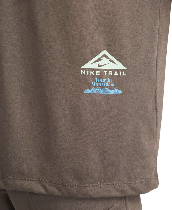 Nike Dri Fit Trail T Shirt Brun