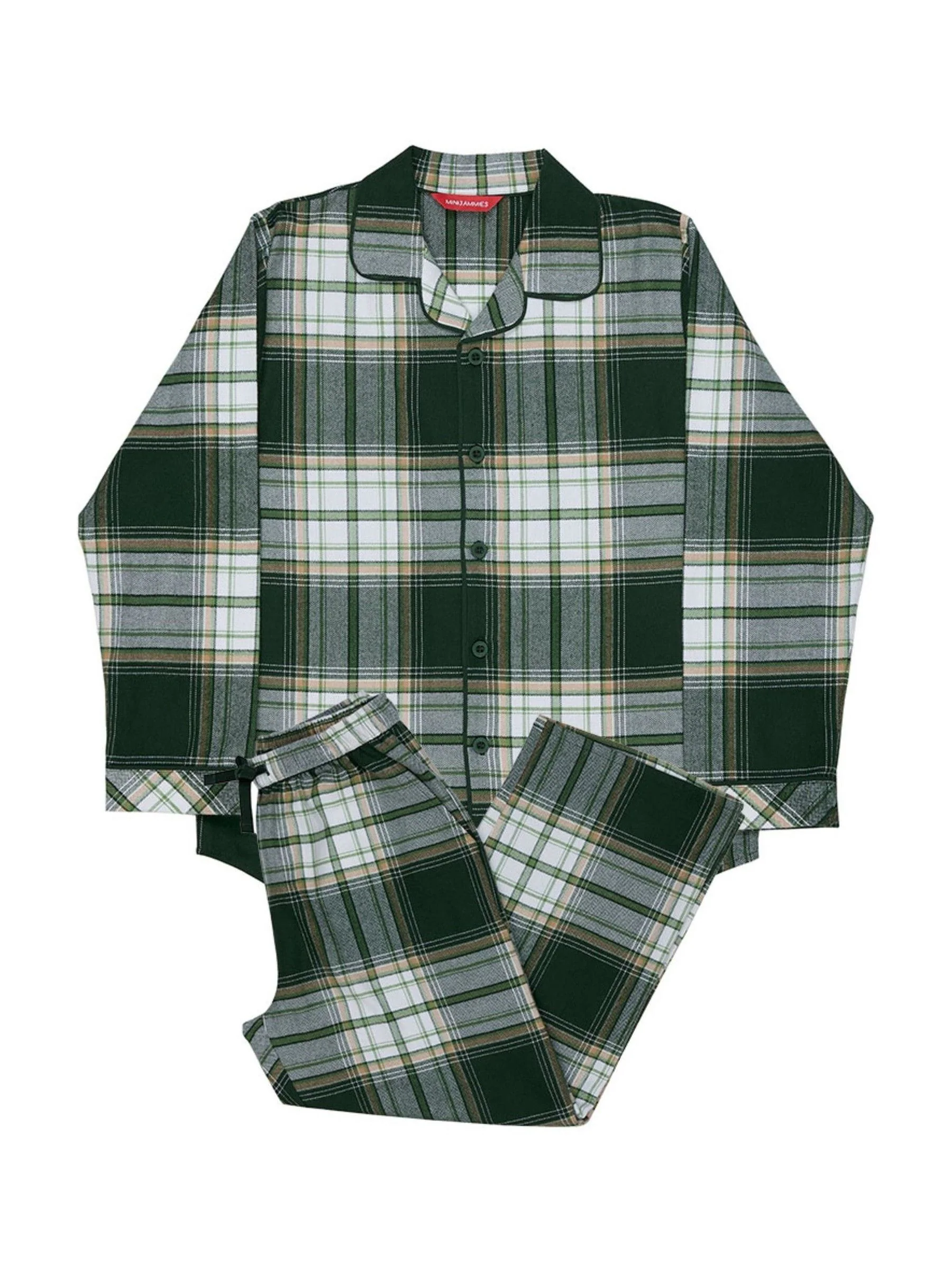 Cyberjammies Minijammies geruite pyjamaset met lange mouwen van 100% katoen