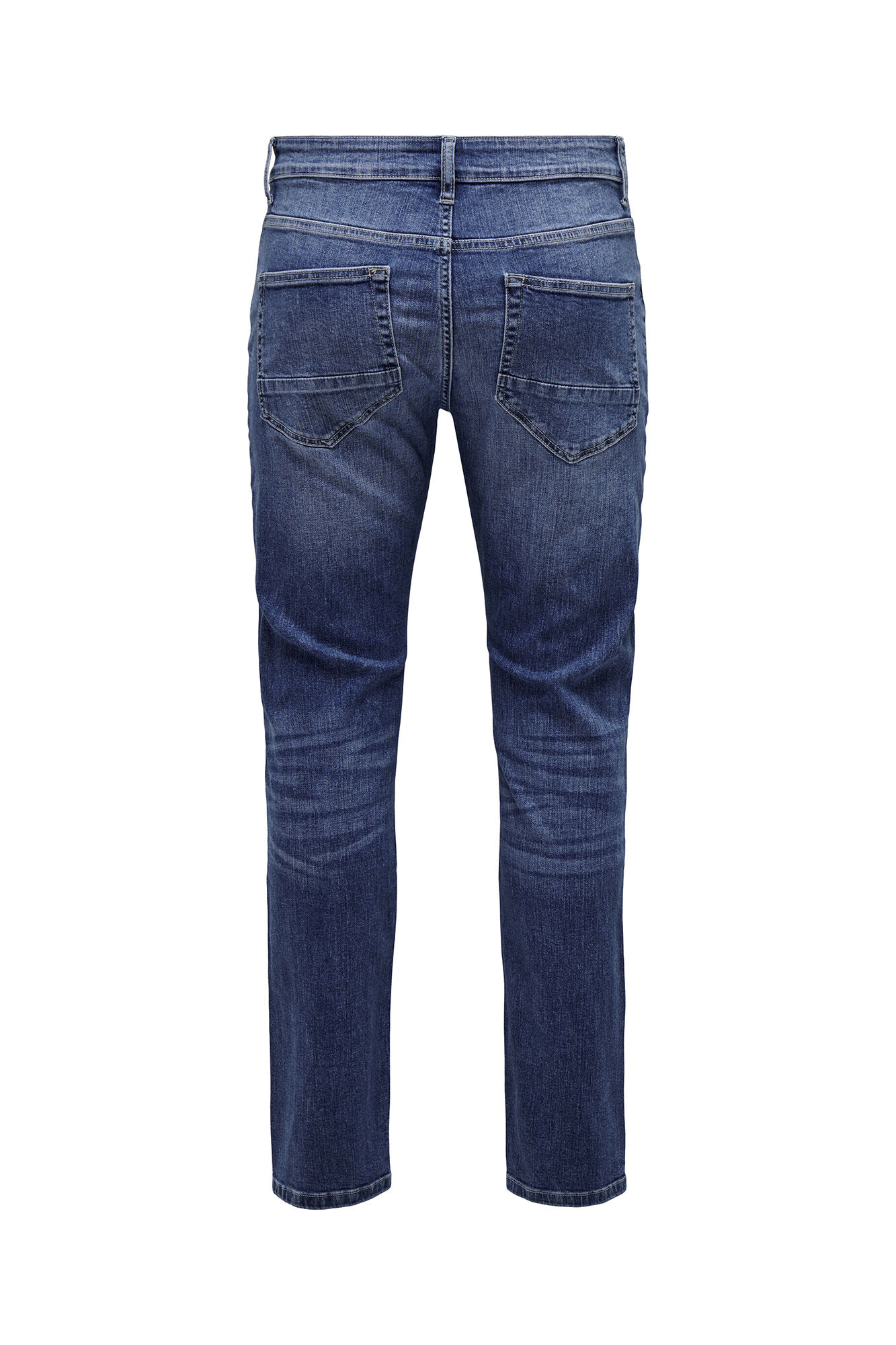 calça jeans de corte justo