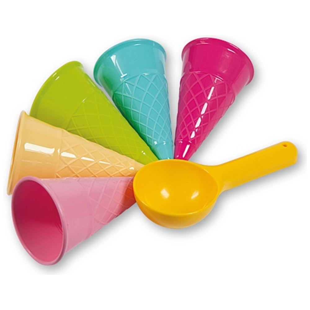 6-teiliges Eiscreme-Strandset